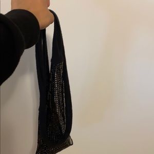 Black Sequin Justice Fashion Scarf